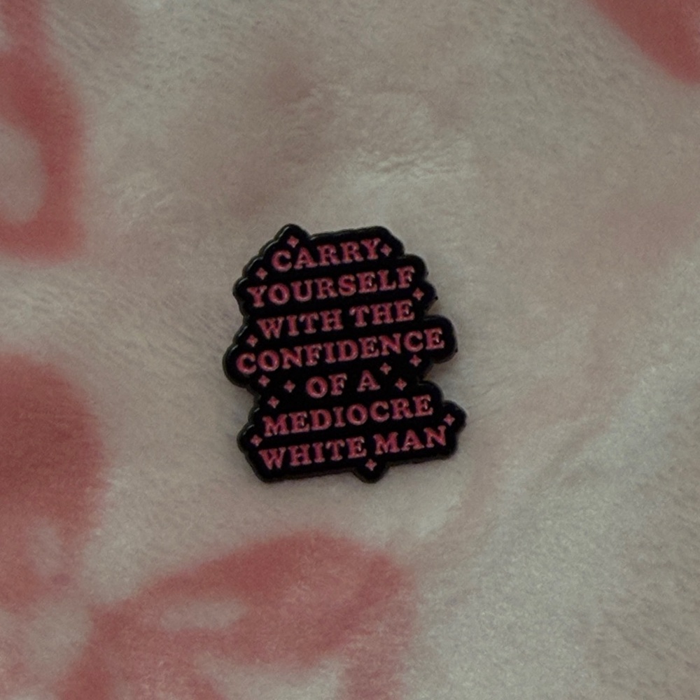 💕bundle me💕 Inspirational Pink and Black Enamel Pin